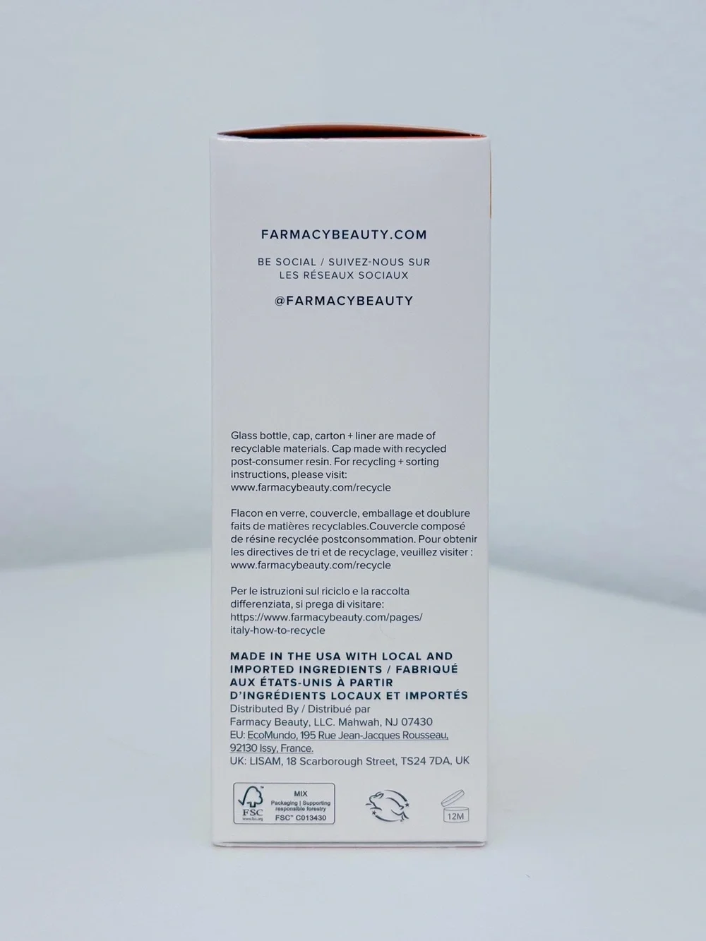 FARMACY BEAUTY Brighten Up 3% TXA Toner (Full size 4 fl oz)